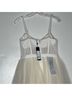 BCBGMAXAZRIA 100% Polyester 92% Polyester 8% Spandex Solid White Ivory Cocktail Dress Size 6 - photo 6
