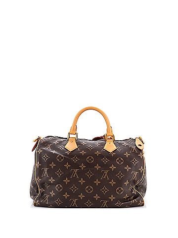 Louis Vuitton Speedy P9 Bandouliere Bag Monogram Leather 40 (view 2)