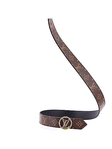 Louis Vuitton LV Circle Reversible Belt Monogram Canvas and Leather Medium (view 2)