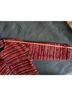 Massimo Dutti Tweed Red Black White Yellow Coat Size M - photo 9
