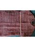 Massimo Dutti Tweed Red Black White Yellow Coat Size M - photo 8