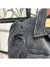 retrofête Gray Denim Jacket Size S - photo 3