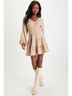 Lulus Solid Tan Casual Dress Size M - photo 6