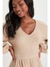 Lulus Solid Tan Casual Dress Size M - photo 9