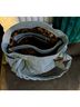 B Makowsky 100% Leather Blue Leather Hobo One size - photo 7