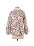 J.Crew Floral Multi Color Long Sleeve Blouse Size XS - photo 1