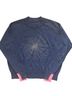 Zadig & Voltaire 100% Cashmere Graphic Color Block Stars Blue Pullover Sweater Size S - photo 7
