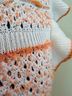 Lush Orange Ivory Pullover Sweater Size M - photo 3