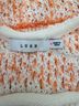 Lush Orange Ivory Pullover Sweater Size M - photo 4