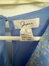 Japna 100% Polyester Floral Blue Casual Dress Size 4 - photo 3