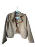 Tahari Brown Faux Leather Jacket Size XS - photo 1