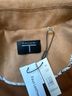 Tahari Brown Faux Leather Jacket Size XS - photo 3