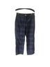 Ciao Lucia Plaid Black Blue Casual Pants Size M - photo 1
