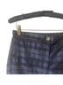 Ciao Lucia Plaid Black Blue Casual Pants Size M - photo 2