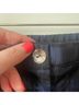 Ciao Lucia Plaid Black Blue Casual Pants Size M - photo 11
