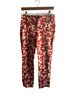 Anthropologie Animal Print Red White Casual Pants Size 0 - photo 1