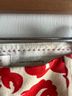 Anthropologie Animal Print Red White Casual Pants Size 0 - photo 4