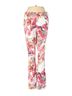 Pilcro and the Letterpress Floral Graphic White Red Pink Jeans Size 28 - photo 1