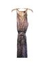 City Chic Print Pink Blue Casual Dress Size M - photo 1