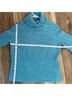 Sigrid Olsen Teal Turtleneck Sweater Size S - photo 5