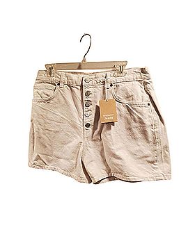 Reformation Amy Button Fly High Rise Jean Shorts Denim Shorts (view 1)