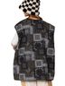 Pol 100% Nylon Paisley Gray Black Green Vest Size L - photo 2