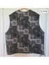 Pol 100% Nylon Paisley Gray Black Green Vest Size L - photo 7