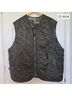 Pol 100% Nylon Paisley Gray Black Green Vest Size L - photo 8