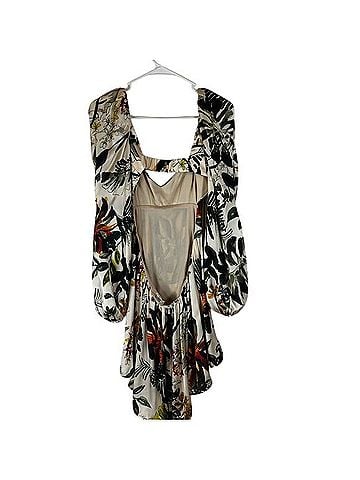 Katie May Romantic Floral Open Back Mini Dress Cocktail Dress (view 2)