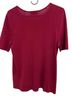 Tahari Red Short Sleeve Blouse Size XL - photo 2