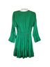 Maje 100% Polyester Solid Green Cocktail Dress Size 8 - photo 2