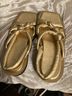 Tibi 100% Leather Gold Sandals Size 39(Euro)not 36 - photo 3