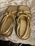 Tibi 100% Leather Gold Sandals Size 39(Euro)not 36 - photo 4