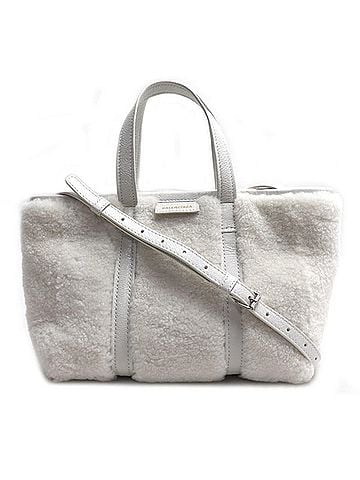 Balenciaga BALENCIAGA Balenciaga Barbes Small 2-Way Shoulder Bag White 671404 Women's (view 1)