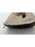 Stella & Dot 100% Raffia Black Ivory Leather Shoulder Bag Size 18 x 13.5 - photo 9