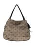 Stella & Dot 100% Raffia Black Ivory Leather Shoulder Bag Size 18 x 13.5 - photo 2