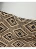 Stella & Dot 100% Raffia Black Ivory Leather Shoulder Bag Size 18 x 13.5 - photo 10