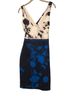 Ted Baker London Floral Blue White Black Cocktail Dress Size 2 - photo 1