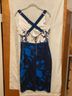Ted Baker London Floral Blue White Black Cocktail Dress Size 2 - photo 4