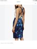 Ted Baker London Floral Blue White Black Cocktail Dress Size 2 - photo 10