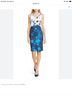 Ted Baker London Floral Blue White Black Cocktail Dress Size 2 - photo 9