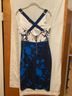 Ted Baker London Floral Blue White Black Cocktail Dress Size 2 - photo 3