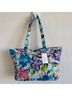 Vera Bradley Floral Blue Purple Tote One size - photo 8