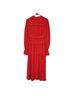 Tory Burch Solid Red Casual Dress Size 0 - photo 2