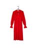 Tory Burch Solid Red Casual Dress Size 0 - photo 5