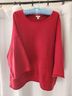 Purejill Red Cashmere Pullover Sweater Size L - photo 3