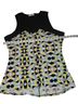 Calvin Klein Print Black Yellow Teal Sleeveless Top Size L - photo 6