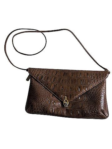 Caprice Leather Clutch (view 1)