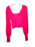Free People Solid Pink Pullover Sweater Size M - photo 7