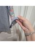 Talbots 100% Cotton Stripes Blue White Long Sleeve Blouse Size M - photo 6